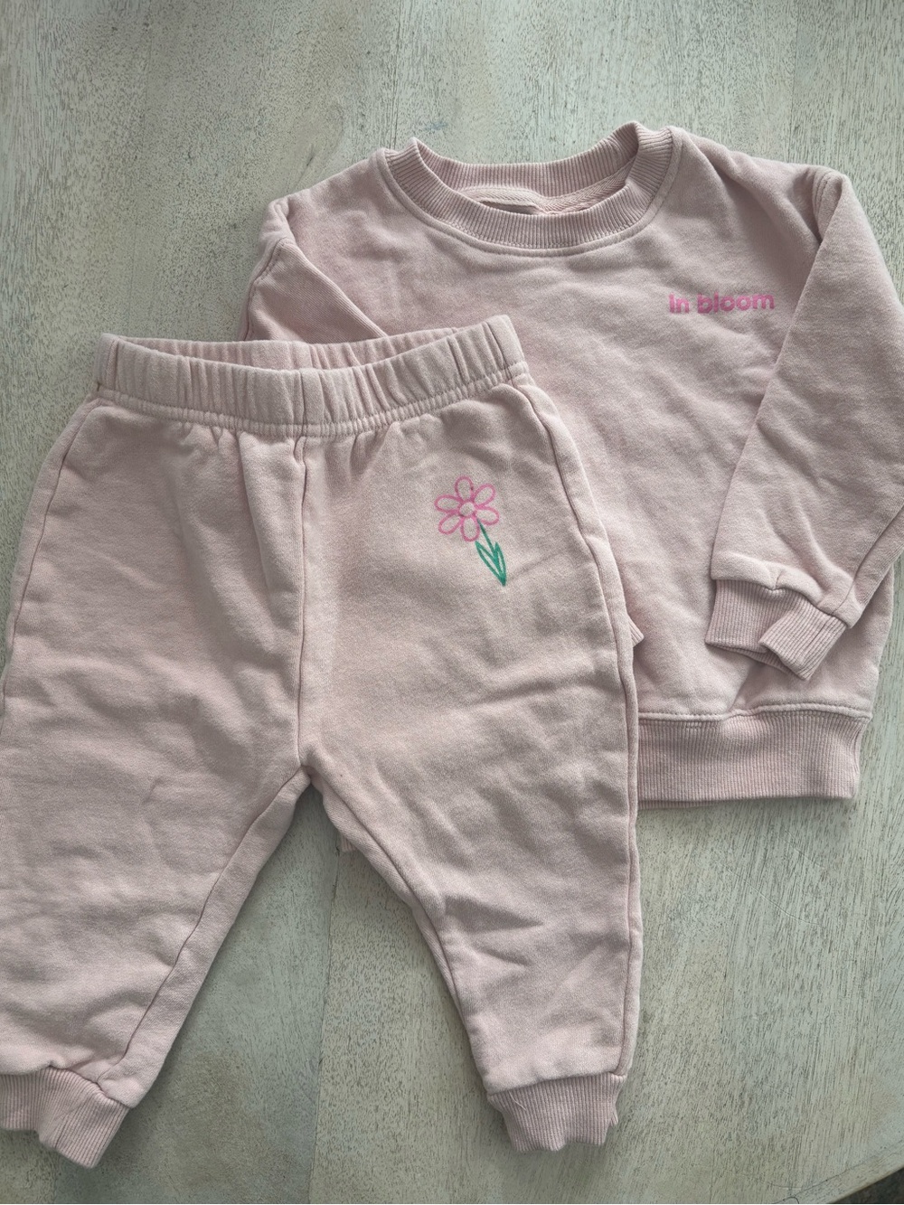 The Littlest matching sweatsuit